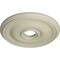 Ekena Millwork Bradford Ceiling Medallion (Canopies up to 4 3/8"), 18 1/8"OD x 3 3/4"ID x 1 1/8"P, Clear Yellow CM18BRCYF - alternate 2